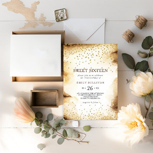 Convites Rolar Papel Rustic Doce Dezesseis Festas de aniver