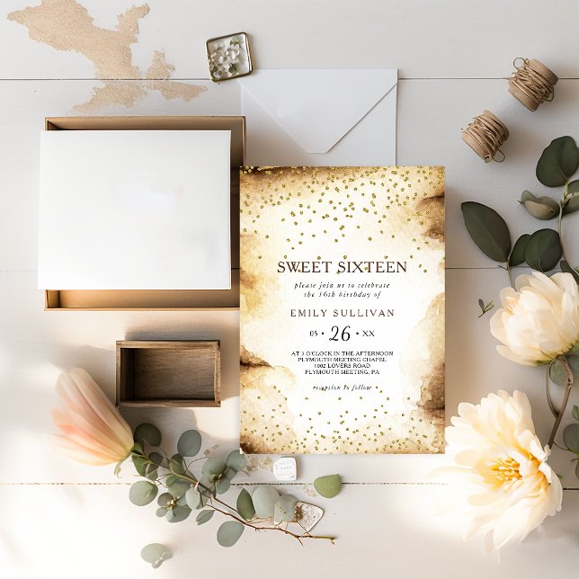 Convites Rolar Papel Rustic Doce Dezesseis Festas de aniver (Criador carregado)