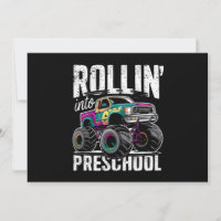 Rolar Para o Monstro de Caminhão de Pré-Escola de 