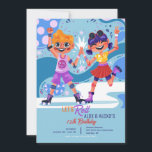 Convites Roller Skating Kids<br><div class="desc">Um convite colorido para patinar que WOWS! A design apresenta um menino e uma menina em skates rindo e se divertindo. Pode ser usado para a festa de skate de menino ou menina e é perfeito para gêmeos ou irmãos. (Imagem de pikisuperstar em Freepik). O cartão é fácil de personalizar...</div>