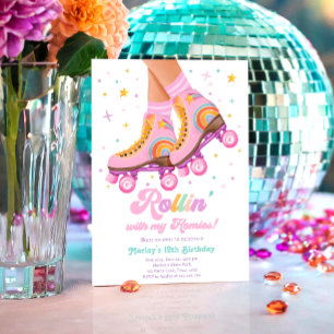 Convites Rollin com a minha Skate de Homies Roller