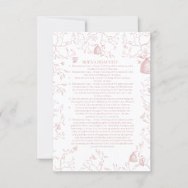 Convites rolo rosado Hashanah 2023