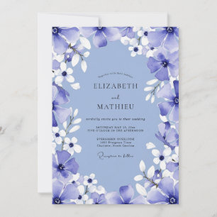 Convites Romance Casamento Flor de Vinca