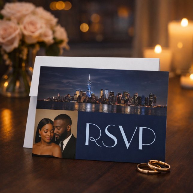 Convites Romance, Style, and Magic of New York City RSVP (Criador carregado)