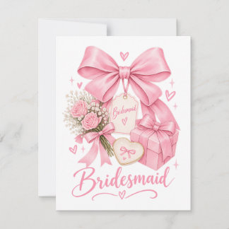 Convites Romantic Bridesmaid Gift, Bridal Party Graphic Tee