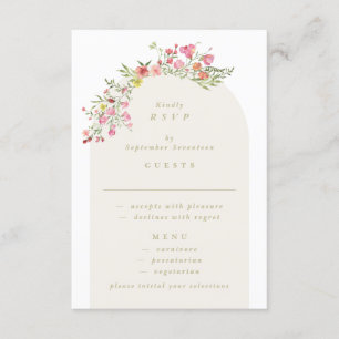 Convites romantic dainty floral dainty Digital wedding RSVP
