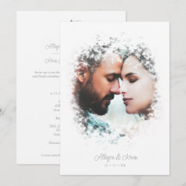 Convites Romantic Fancy Overlay Misty Effect Photo