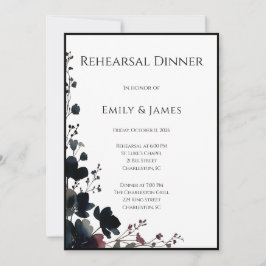 Convites Romantic Floral Wedding Soft Elegant