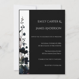Convites Romantic Floral Wedding Soft Elegant