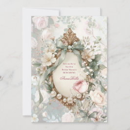 Convites Romantic Garden Bridal Shower Invitation