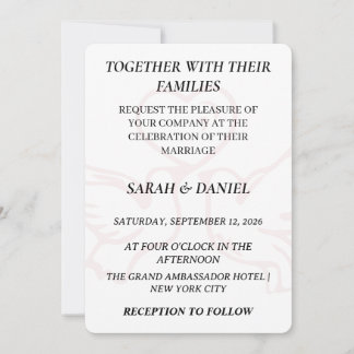 Convites Romantic Lovebirds Heart Wedding Invitation | Lush