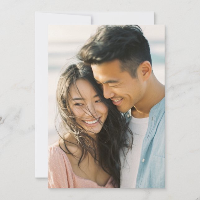 Convites Romantic Photo (Frente)