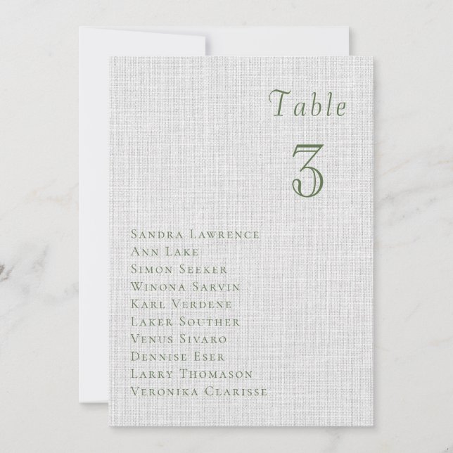 Convites Romantic summer berries Wedding Table Seating Card (Frente)