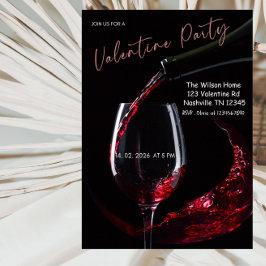 Convites Romantic Valentine’s Day Party