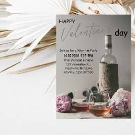 Convites Romantic Valentine’s Day Party