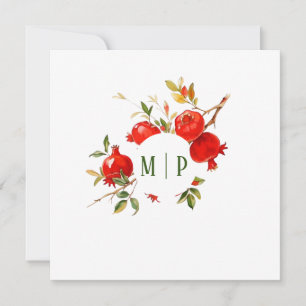 Convites Romas em aquarela tema Cores vivas