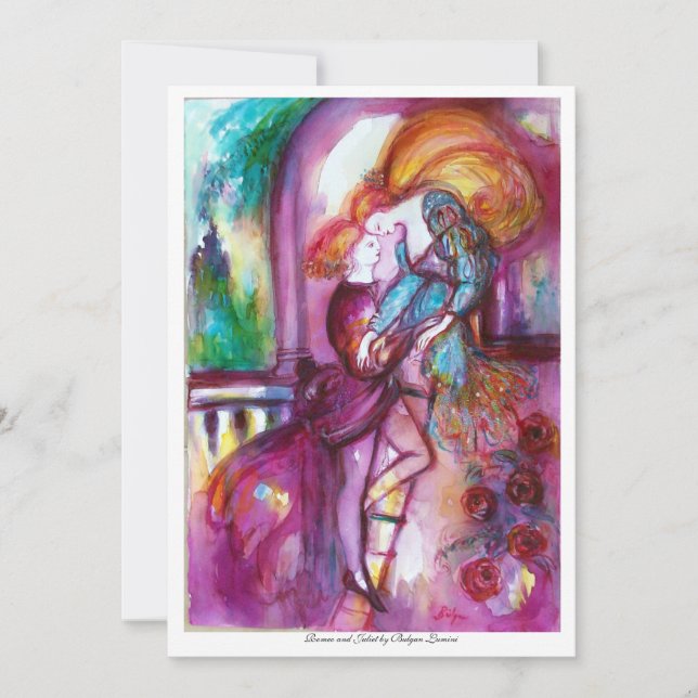 Convites Romeu e Julieta (Frente)