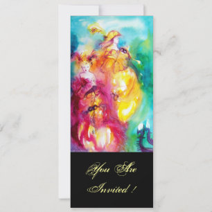 Convites RONDO IN LAGOON, Doce 16 Mascarada