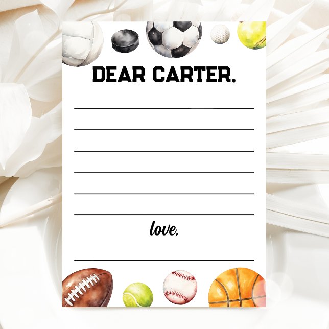 Convites Rookie Year Sports Birthday Time Capsule Card (Criador carregado)