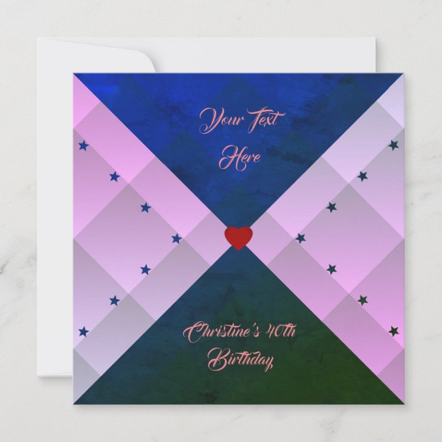 Convites Rosa (Frente)