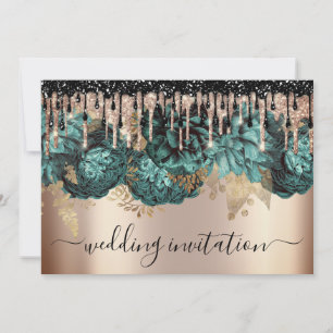 Convites Rosa Azul, Azul, Flores