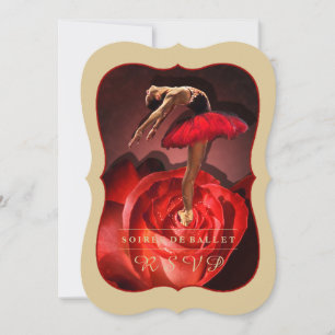 Convites Rosa Ballerina - Placa RSVP
