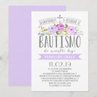 Rosa Banner Puro| Bautismo espanhol