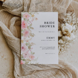 Convites Rosa Chá de panela Casamento