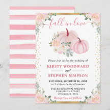 Rosa claro Floral Pumpkin