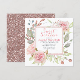 Convites Rosa cor-de-rosa, brilhante, cor-de-rosa, doce Dez