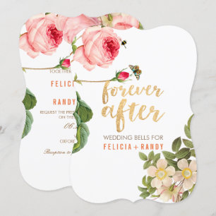 Convites Rosa de Jardim PixDezines