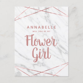 Convites Rosa De Mármore Branco Dourado Você Será Minha Men