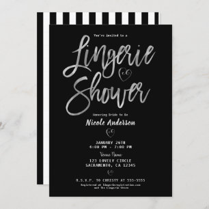 Convites Rosa Dourada de Lingerie rosa- com faixa branca pr