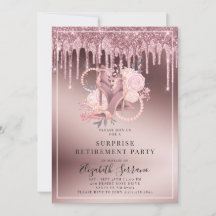 Rosa Dourada Glitter Drives Surpresa