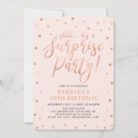 Rosa Dourado & Bege | Festa de Aniversário Surpres