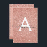 Convites Rosa Dourado Sparkle Glitter Doce Dezesseis Aniver<br><div class="desc">Rosa Dourado Sparkle Glitter Doce Dezesseis Monogramas Nome e Convite de aniversário Inicial. Este convite é perfeito para a Festa de aniversário Rosa Dourada Sparkle Glitter Sweet 16 que está a tentar comemorar em Rosa Rosa Rosa Rosa Rosa Dourada.</div>
