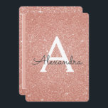 Convites Rosa Dourado Sparkle Glitter Party<br><div class="desc">Rosa Dourado Sparkle Glitter Girly Festa de aniversário Nome do Monograma e Convite de festas inicial. Este 30.º convite de 30 anos é perfeito para o Rosa Dourado Sparkle Glitter Girly Party que está a tentar celebrar na Rosa Rosa Rosa Rosa Dourada.</div>