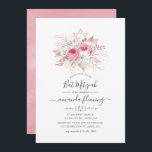 Convites Rosa e Rosa Dourado Bat Mitzvah<br><div class="desc">Convite de morcego mitzvah,  rosas e brancas,  cor-de-rosa,  com sotaques de ouro rosa e prata com tipografia elegante,  projetada para ser rápida e facilmente personalizada de acordo com as especificações de seu evento.</div>