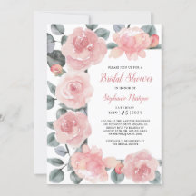 Rosa Eucalyptus Elegante Chá de panela Floral