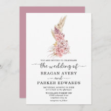 Rosa Floral e Casamento Roxo de Grama Simples