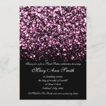 Rosa Glam da meia-noite do partido do doce