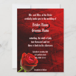 Convites Rosa Gothic Wedding