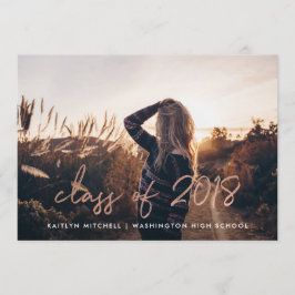 Convites Rosa manuscrito Dourado | Duas Festas de formatura