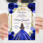 Convites Rosa marinho Mexicana Charra Quinceanera<br><div class="desc">Marinho Rosa mexicana Charra Quinceanera Convite Mis Quince Anos,  15 Aniversário, </div>