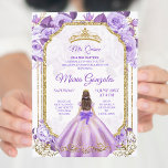 Convites Rosa mexicana Charra Mis Quince 2<br><div class="desc">Lilac Rosa Mexicana Charra Mis Quince 2 Convite Mis Quince Anos,  15 Birthday</div>