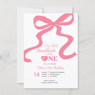 Convites Rosa, Nosso Querido Está Virando Um