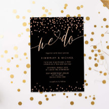 Rosa ouro e brilho negro fazemos casamento