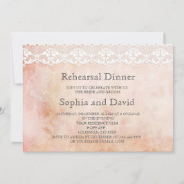 Convites Rosa Romântico e JANTO Lace REHEARSAL