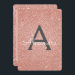 Convites Rosa - Rosa Dourado Brilhante Doce Dezesseis Anive<br><div class="desc">Cor-de-rosa-azul - Rosa Dourada e Cinzas de carvão (Cinza) brilho brilhante Doce Dezesseis Monogramas e Convite de aniversário inicial. Este convite é perfeito para a Festa de aniversário Rosa Dourada Sparkle Glitter Sweet 16 que está a tentar comemorar em Rosa Rosa Rosa Rosa Rosa Dourada.</div>