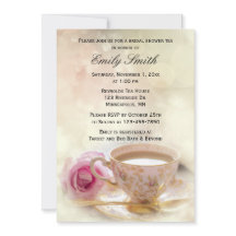 Rosa rosa e Teacup | Chá Chá de panela Elegante